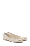 Larroude Maria Flat In Ivory