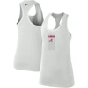 Nike Gray Alabama Crimson Tide Game Time Tank Top In Gray