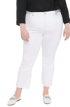 Nydj Plus Hr Slim Bootcut Ankle Jean In Optic White