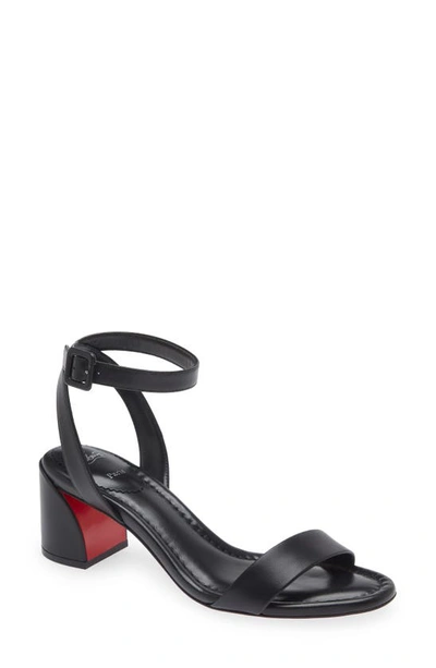 Christian Louboutin Miss Jane Red Sole Ankle-strap Sandals In Blush