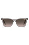 CARRERA EYEWEAR 54MM GRADIENT RECTANGULAR SUNGLASSES