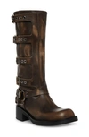 Steve Madden Rocky Boot In Brown Distressed