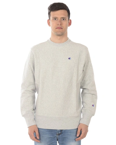 Champion Sweatshirt Hoodie In Grey