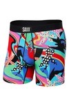 Saxx Vibe Super Soft Slim Fit Boxer Briefs In Multi