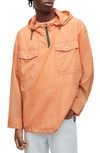 Allsaints Loco Hooded Jacket In Peached Orange