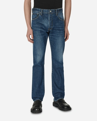 Visvim Social Sculpture 01 Slim Damaged Jeans Indigo In Blue 
