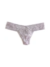 Hanky Panky Signature Lace Low Rise Thong Steel Grey