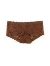 Hanky Panky Signature Lace Boyshort Macchiato Brown In Multicolor