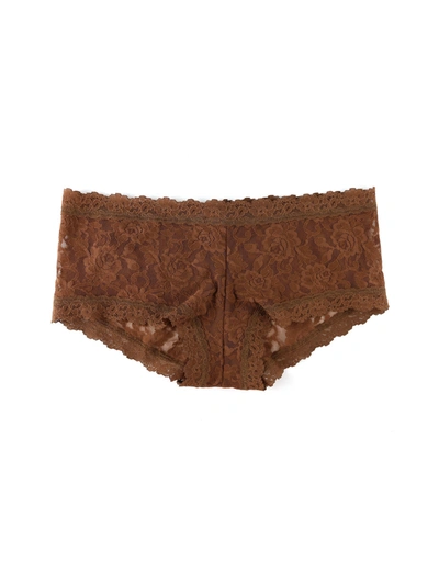 Hanky Panky Signature Lace Boyshort Macchiato Brown In Multicolor