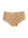 Hanky Panky Signature Lace Boyshort Sun Tan Brown In Orange