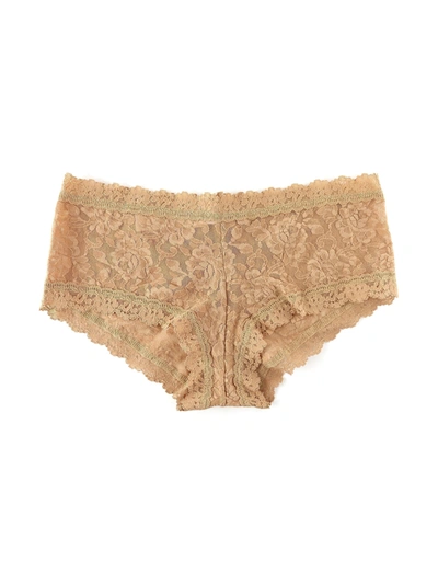 Hanky Panky Signature Lace Boyshort Sun Tan Brown In Orange