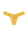 HANKY PANKY SIGNATURE LACE LOW RISE THONG GINGER SHOT ORANGE