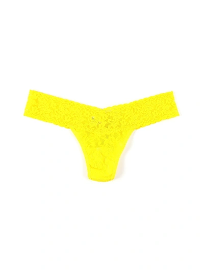 Hanky Panky Signature Lace Low Rise Thong Sunshine Yellow