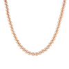 Aurate New York Gold Ball Necklace 6mm In Rose