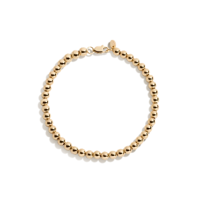 Aurate New York Gold Ball Bracelet In Yellow