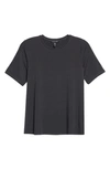 Eileen Fisher Short Sleeve Crewneck T-shirt In Graphite