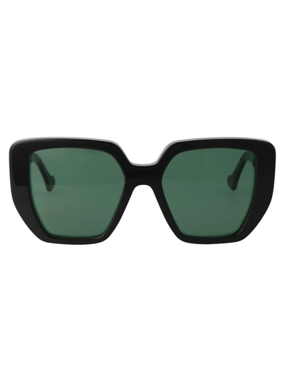 Gucci Eyewear Oversized In Green