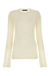 Marco Rambaldi Delicate Lace Crew Neck Top In White