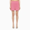 Art Essay Crochet High-waisted Lucy Shorts In Pink