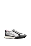 DSQUARED2 SNEAKERS LEATHER WHITE GREY