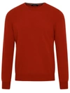 Gran Sasso Red Cashmere Sweater
