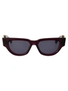 Valentino Garavani Sunglasses In 103d Pur - Gld