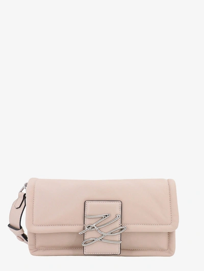 Karl Lagerfeld K/autograph Soft Large Bag In Beige