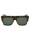 Balmain Sunglasses In Dark Brown Swirl Gold W/g 15 Ar