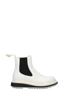 LOEWE ANKLE BOOTS LEATHER WHITE