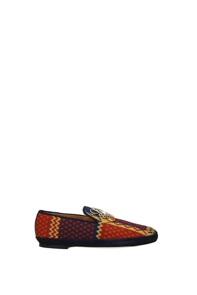 Loewe Slip On Fabric Blue Ocher