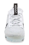 Nike Air Vapormax 2021 Fk Big Kids' Shoes In White/ White/ Black/ Silver