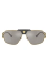 Versace Special Project Aviator-frame Sunglasses In Gold