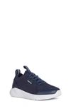 Geox Sprintye Knit-detail Sneakers In Navy