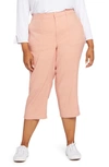 Nydj Utility Crop Linen Blend Pants In Soulmate