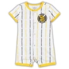 OUTERSTUFF INFANT WHITE SAN DIEGO PADRES BALL HITTER COVERALL