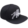 Pro Standard Black Jackson State Tigers Arch Over Logo Evergreen Snapback Hat In Black