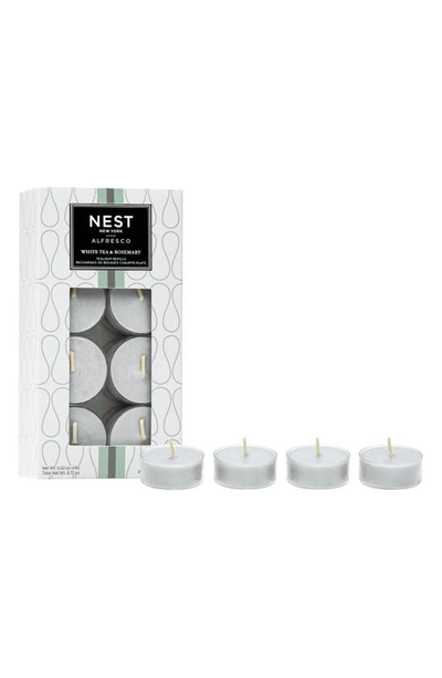Nest New York White Tea And Rosemary Alfresco Tealight Refill, 16 X 12 G
