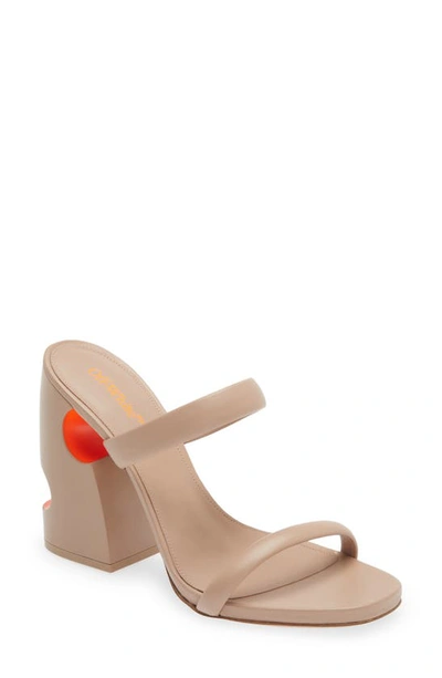 Off-white Pop Bulky Sandals In Beige