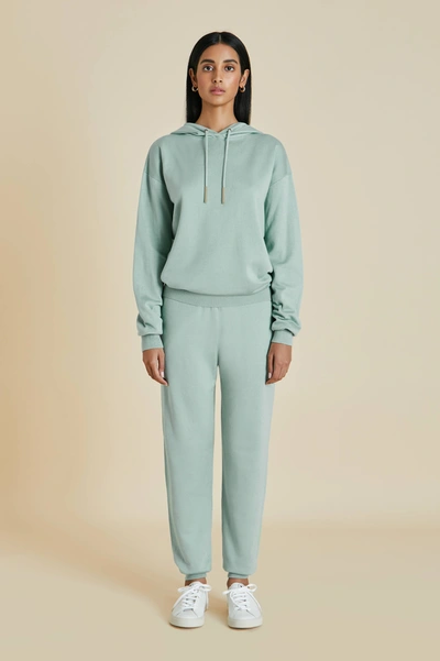 Olivia Von Halle Gia Deia Silk-cashmere Tracksuit ModeSens