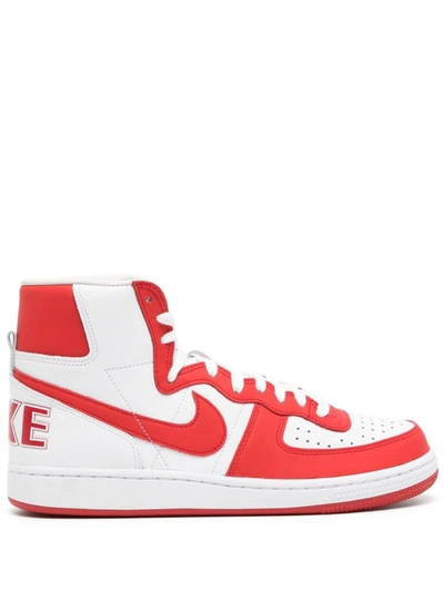 Homme Plus X Nike Sneakers In Red