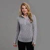 Zero Restriction Smu | Shae Zip Mock | Collegiate In Silver/white