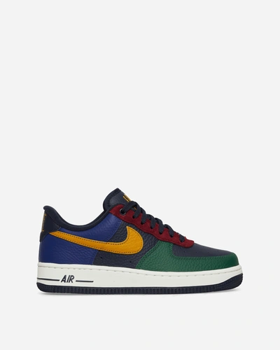 Nike Wmns Air Force 1  07 Lx Sneakers Obsidian / Gorge Green In Gorge Green/ Gold/ Obsidian