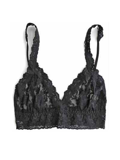 Hanky Panky Signature Lace Crossover Bralette In Black