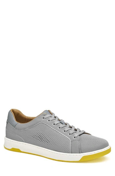 Johnston & Murphy Men's Daxton Knit Lace-up Trainers In Grey