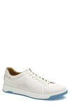 Johnston & Murphy Daxton Knit Lace-up In White Knit