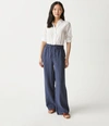 Michael Stars Jules Linen Pant In Dark Voltage