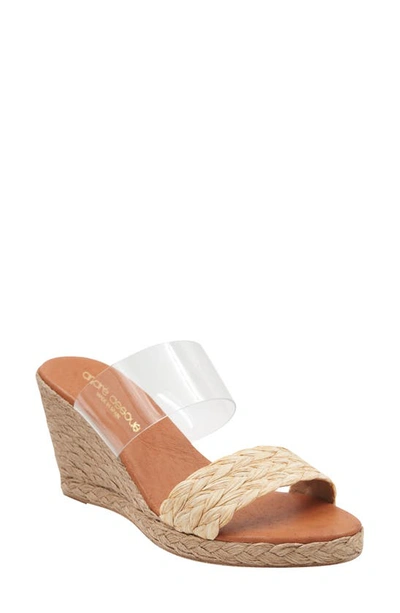 ANDRE ASSOUS ANFISA ESPADRILLE WEDGE SANDAL
