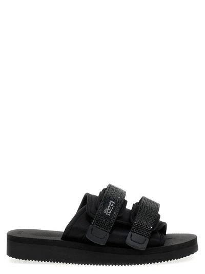 Blumarine Moto Sandals Black