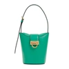 Ferragamo Trifolio Shoulder Bag In Green