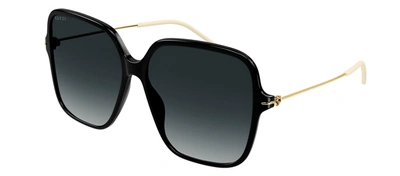 Gucci Gg1267sa W 001 Oversized Square Sunglasses In Grey